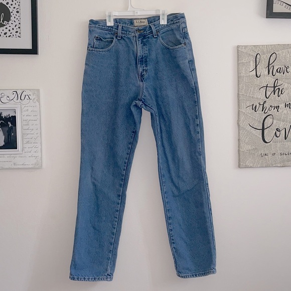 L.L. Bean Denim - VINTAGE 1980s L.L. Bean High-Waisted Jeans